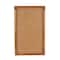 White Dimensional Geometric Wall Décor with Brown Frame